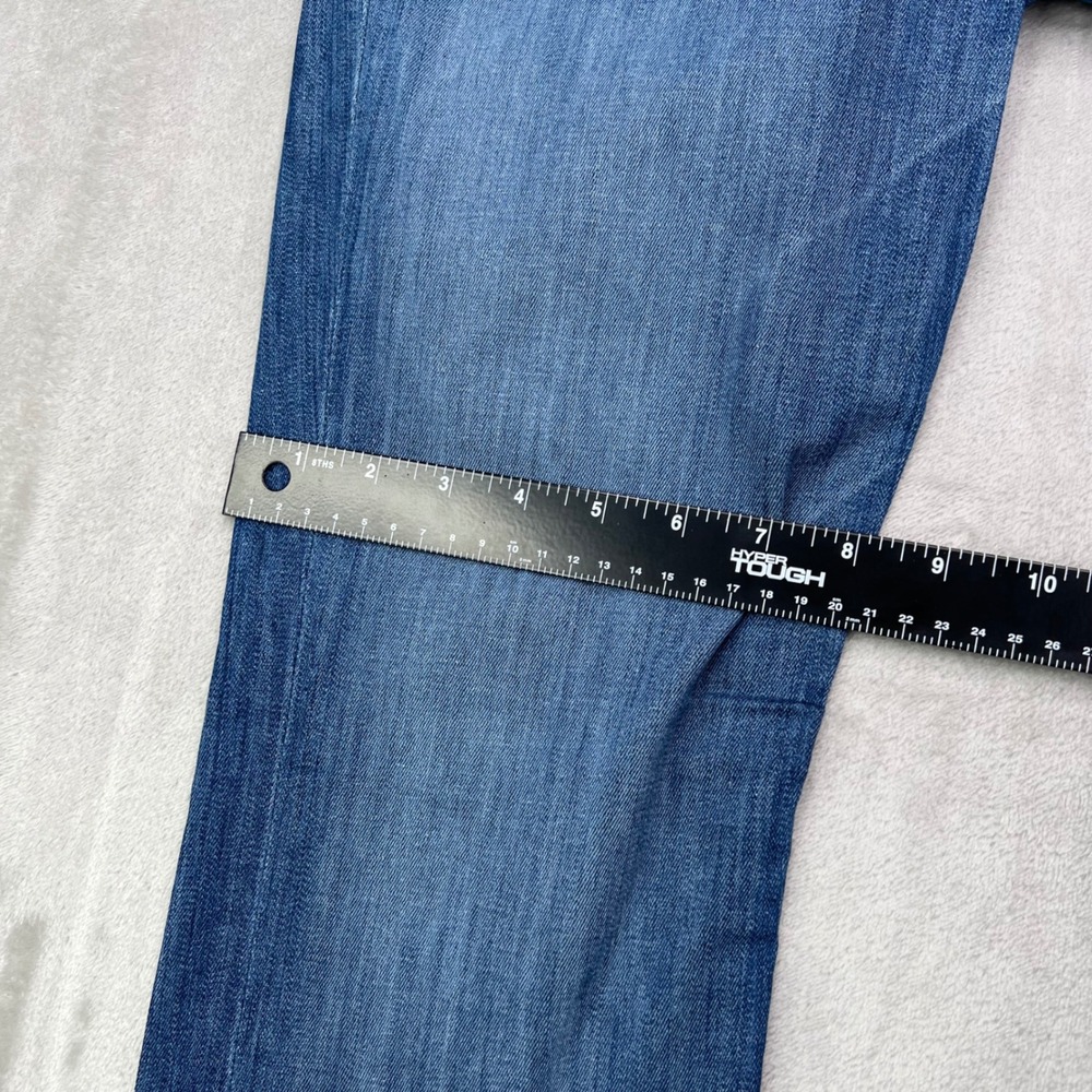 Hudson Beth Baby Bootcut Jeans Womens 29 Blue Solid Stretch‎ Flap Pocket Denim - Picture 9 of 16